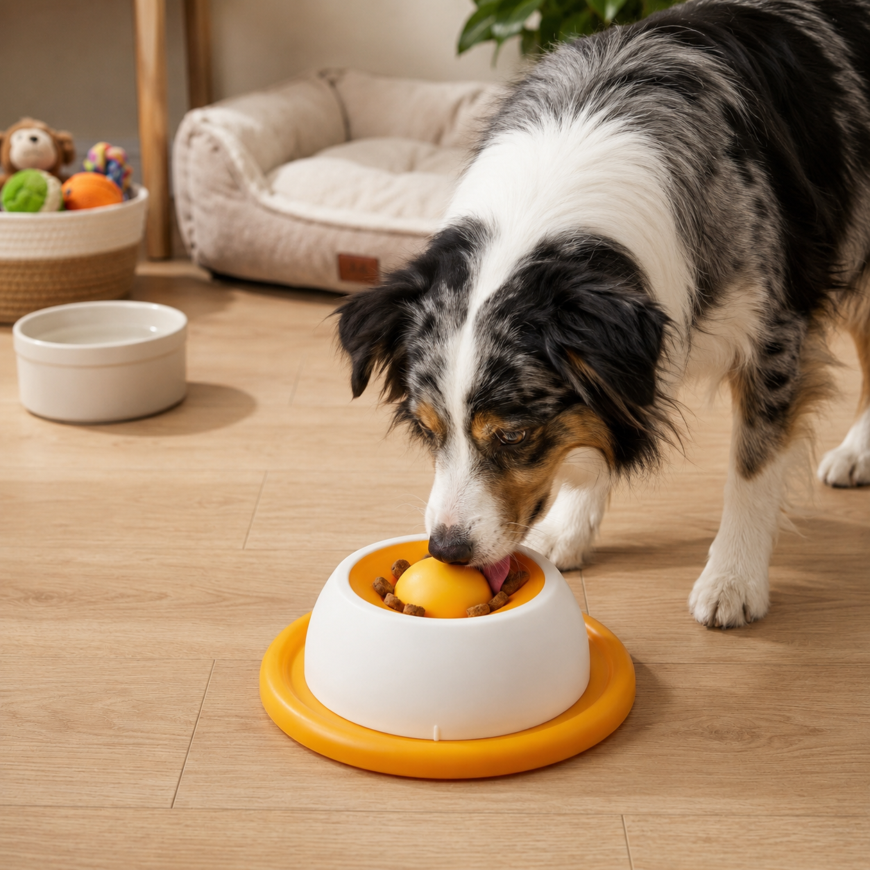 Interaktiver Leckspielzeug Snackteller für Hunde – Slow Feeding & Beschäftigung